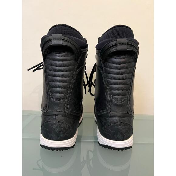 Rare! Nike Vapen snowboard boots women’s 8.5 black rose lace snakeskin camo 2010 - Picture 3 of 9